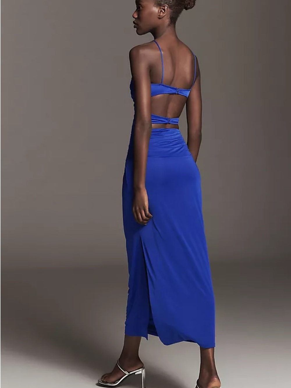 Brand New SUNDAY IN BROOKLYN TWIST-FRONT FITTED MIDI DRESS
